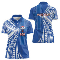 Personalised Hawaii 808 Women Polo Shirt Unique Style LT05 - Polynesian Pride