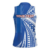 Personalised Hawaii 808 Women Sleeveless Polo Shirt Unique Style LT05 - Polynesian Pride