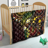 Vanuatu And Australia Aboriginal Quilt Iguana And Kangaroo Together LT05 - Polynesian Pride
