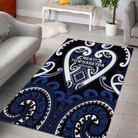 Aotearoa Ngati Tuwharetoa Area Rug Maori Tribal Pattern