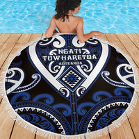 Aotearoa Ngati Tuwharetoa Beach Blanket Maori Tribal Pattern LT05 - Polynesian Pride