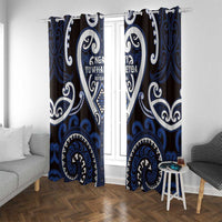 Aotearoa Ngati Tuwharetoa Window Curtain Maori Tribal Pattern