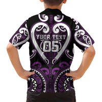 Custom Aotearoa Rangitane Family Matching Puletasi and Hawaiian Shirt Maori Tribal Pattern LT05 - Polynesian Pride