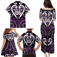 Custom Aotearoa Rangitane Family Matching Puletasi and Hawaiian Shirt Maori Tribal Pattern LT05 - Polynesian Pride