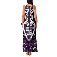 Custom Aotearoa Rangitane Family Matching Tank Maxi Dress and Hawaiian Shirt Maori Tribal Pattern LT05 - Polynesian Pride