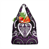 Aotearoa Rangitane Grocery Bag Maori Tribal Pattern LT05 1-pack One Size Purple - Polynesian Pride