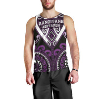 Custom Aotearoa Rangitane Men Tank Top Maori Tribal Pattern LT05 - Polynesian Pride