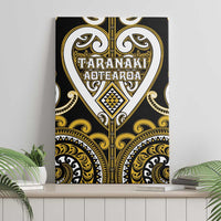 Aotearoa Taranaki Canvas Wall Art Maori Tribal Pattern LT05 - Polynesian Pride