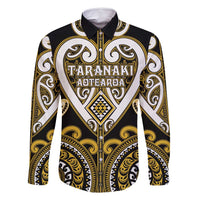Custom Aotearoa Taranaki Family Matching Off Shoulder Short Dress and Hawaiian Shirt Maori Tribal Pattern