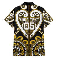 Custom Aotearoa Taranaki Family Matching Puletasi and Hawaiian Shirt Maori Tribal Pattern LT05 - Polynesian Pride