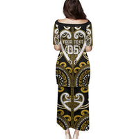 Custom Aotearoa Taranaki Family Matching Puletasi and Hawaiian Shirt Maori Tribal Pattern LT05 - Polynesian Pride