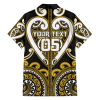Custom Aotearoa Taranaki Family Matching Short Sleeve Bodycon Dress and Hawaiian Shirt Maori Tribal Pattern LT05 - Polynesian Pride