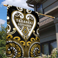 Aotearoa Taranaki Garden Flag Maori Tribal Pattern