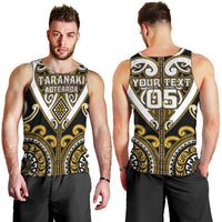 Custom Aotearoa Taranaki Men Tank Top Maori Tribal Pattern LT05 - Polynesian Pride