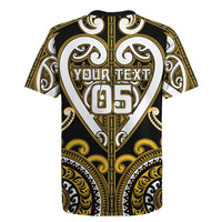 Custom Aotearoa Taranaki Rugby Jersey Maori Tribal Pattern LT05 - Polynesian Pride