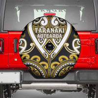 Aotearoa Taranaki Spare Tire Cover Maori Tribal Pattern