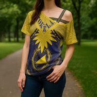 Tokelau Tokehega Day Cross Shoulder Shirt National Badge Special Style - Polynesian Pride