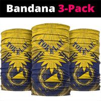 Tokelau Tokehega Day Neck Gaiter National Badge Special Style LT05 package One Size: 25*50cm Yellow - Polynesian Pride