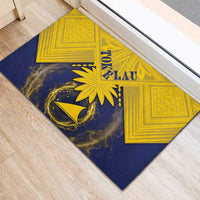 Tokelau Tokehega Day Rubber Doormat National Badge Special Style - Polynesian Pride