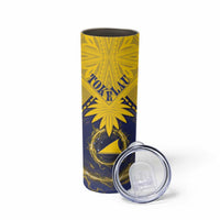 Tokelau Tokehega Day Skinny Tumbler National Badge Special Style - Polynesian Pride