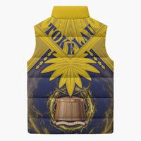 Tokelau Tokehega Day Sleeveless Puffer Jacket National Badge Special Style - Polynesian Pride