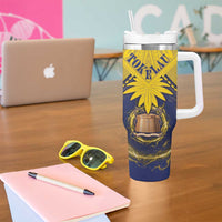 Tokelau Tokehega Day Tumbler With Handle National Badge Special Style - Polynesian Pride
