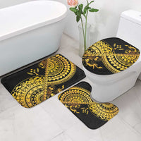 Kosrae Liberation Day Bathroom Set Polynesian Floral Tattoo - Polynesian Pride