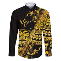 Kosrae Liberation Day Family Matching Puletasi and Hawaiian Shirt Polynesian Floral Tattoo - Polynesian Pride