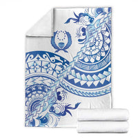 Pohnpei Liberation Day Blanket Polynesian Floral Tattoo - Polynesian Pride