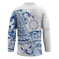 Pohnpei Liberation Day Hockey Jersey Polynesian Floral Tattoo LT05 - Polynesian Pride
