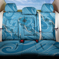 Hawaii Blue Hibiscus Pikake Lei Back Car Seat Cover - Polynesian Pride