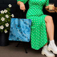 Hawaii Blue Hibiscus Pikake Lei Tote Bag LT05 - Polynesian Pride
