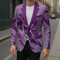 Hawaii Violet Hibiscus Pikake Lei Blazer - Polynesian Pride