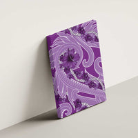 Hawaii Violet Hibiscus Pikake Lei Canvas Wall Art - Polynesian Pride