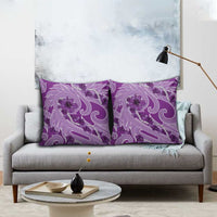 Hawaii Violet Hibiscus Pikake Lei Pillow Cover - Polynesian Pride