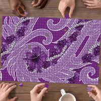 Hawaii Violet Hibiscus Pikake Lei Puzzle - Polynesian Pride