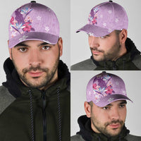 Hawaii Tropical Flowers Classic Cap Polynesian Tattoo Lavender LT05 - Polynesian Pride