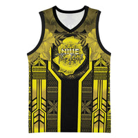 Niue The Rock Basketball Jersey The Island Of The Uga LT05 Unisex Black - Polynesian Pride