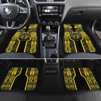 Niue The Rock Car Mats The Island Of The Uga LT05 Set 4pcs Black - Polynesian Pride