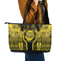 Niue The Rock Leather Tote Bag The Island Of The Uga LT05 - Polynesian Pride