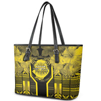 Niue The Rock Leather Tote Bag The Island Of The Uga LT05 - Polynesian Pride