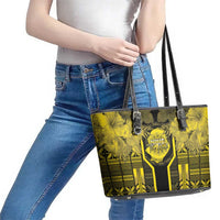 Niue The Rock Leather Tote Bag The Island Of The Uga LT05 - Polynesian Pride