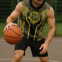 Niue The Rock Sleeveless Hoodie The Island Of The Uga - Polynesian Pride