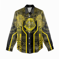 Niue The Rock Women Casual Shirt The Island Of The Uga - Polynesian Pride