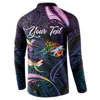 Personalised Polynesia Memorial Button Sweatshirt Always Remembered Dragonfly Polynesian Style LT05 - Polynesian Pride