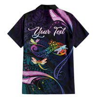 Personalised Polynesia Memorial Family Matching Mermaid Dress and Hawaiian Shirt Always Remembered Dragonfly Polynesian Style