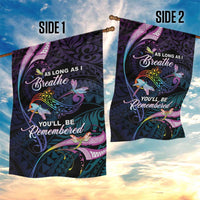 Polynesia Memorial Garden Flag Always Remembered Dragonfly Polynesian Style LT05 - Polynesian Pride