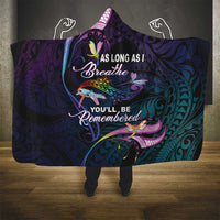 Polynesia Memorial Hooded Blanket Always Remembered Dragonfly Polynesian Style LT05 - Polynesian Pride
