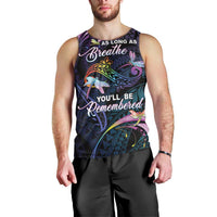 Personalised Polynesia Memorial Men Tank Top Always Remembered Dragonfly Polynesian Style LT05 - Polynesian Pride