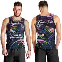 Personalised Polynesia Memorial Men Tank Top Always Remembered Dragonfly Polynesian Style LT05 - Polynesian Pride